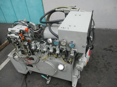 10 HP Airline Hydraulics / Rexroth Power System width Acummulator Manifold 3000 PSI
