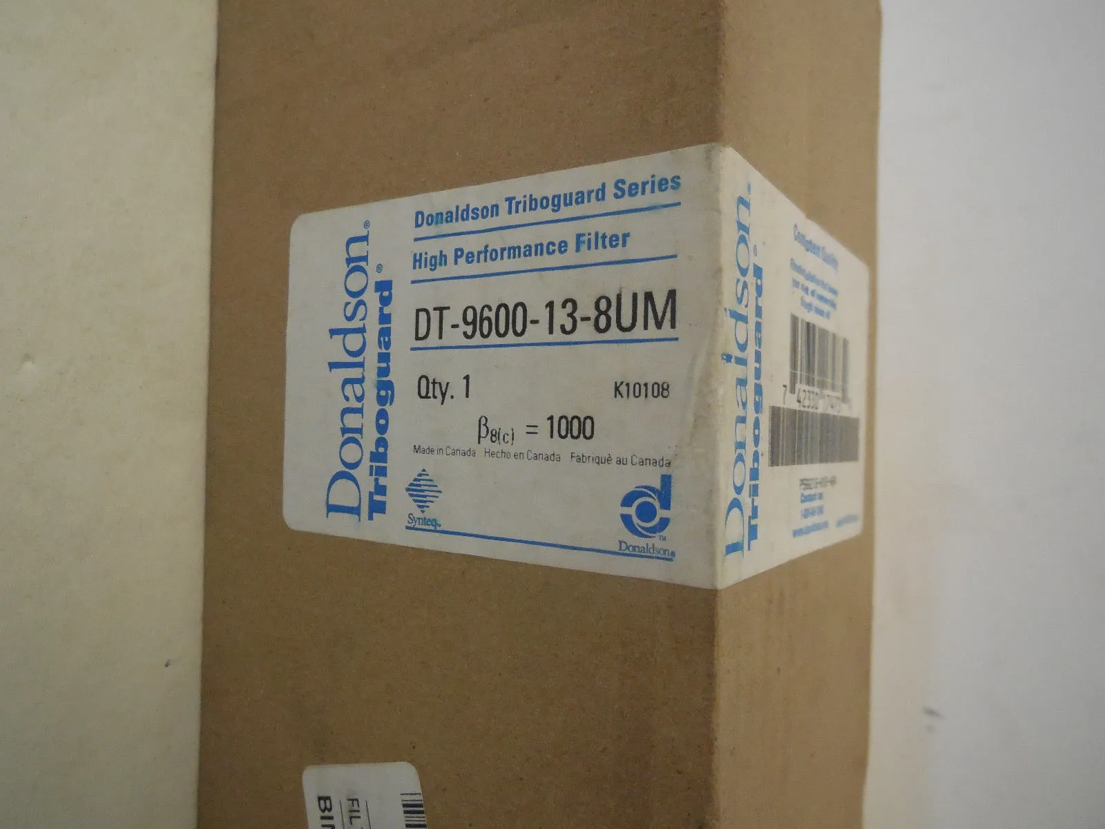 NEW DONALDSON DT-9600-138-UM FILTER DT9600138UM