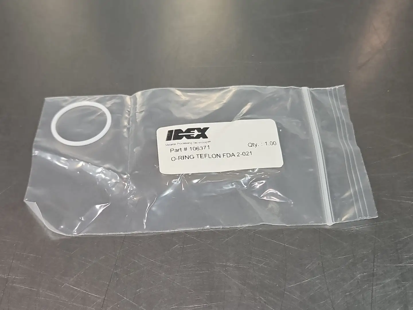 IDEX 106371 O-Ring Teflon FDA 2-021 Loc5E5/9