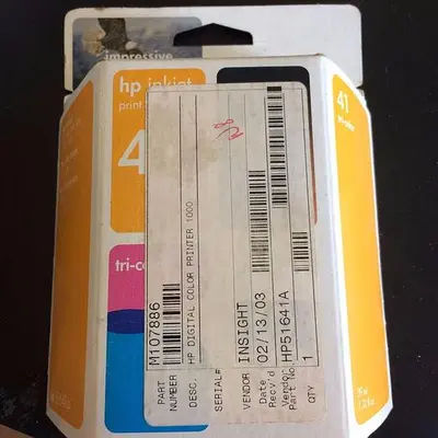 HP 41 TRI-COLOR INK LOT OF 5