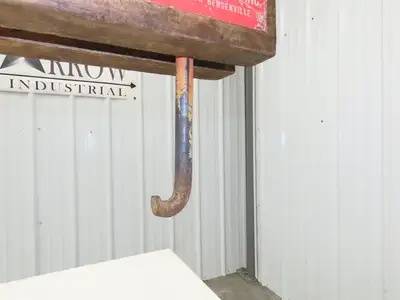 Sackett 4000Lb Forklift Battery Lifter Beam 24-42" Adj Width Hooks