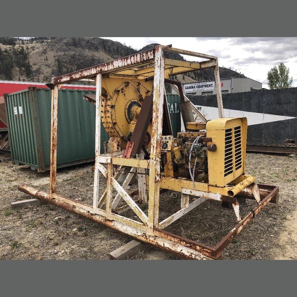 Skid Mounted 40in x 8in Rotary Pulverizer