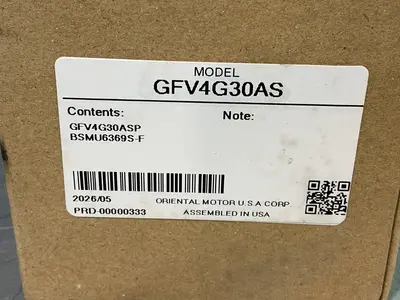 Used 2026 ORIENTAL MOTOR GFV4G30AS Motors (misc) Ohio US | HGR 24 #1567088