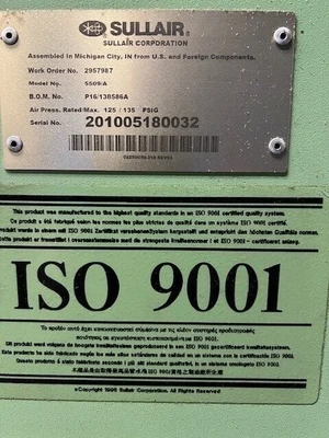2010 SULLAIR 5500 Rotary Screw & Sliding Vane Air Compressors | Pressroom Solutions LLC (2)