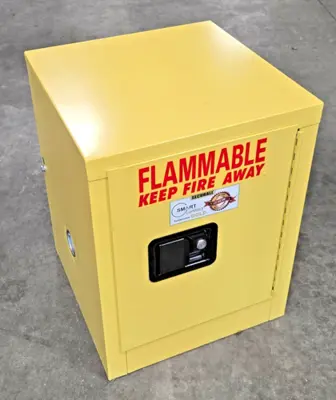 SECUREALL Flammable Liquids Safety Storage Cabinet OSHA Approved 17 x 17 x 22