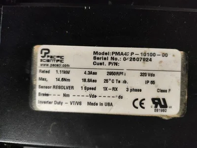USED PACIFIC SCIENTIFIC PMA42 P-10100-00