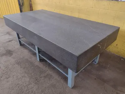 8' X 4' X 10" CHALLENGE PRECISION LAYOUT INSPECTION GRANITE TABLE: STOCK #23801