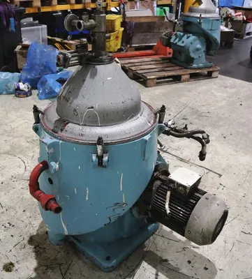 (2) Alfa-Laval MOPX 205 TGT-24-60 oil purifiers, SS bowl.