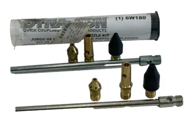 NEW DYNAQUIP CONTROLS 6W180 NOZZLE KIT SET OF 2