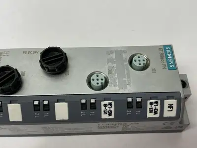 USED SIEMENS SIMATIC DP ET200ECO PN, POWER DISTRIBUTOR DC24V