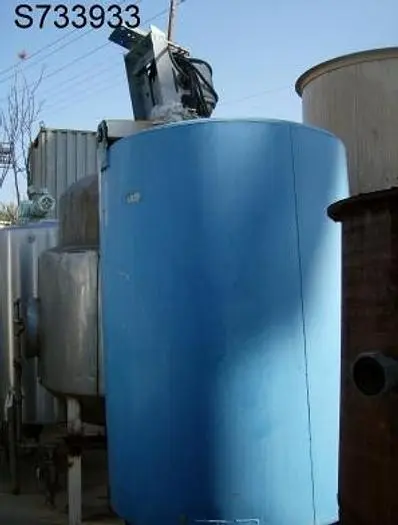 Tank, 450 Gallon, S/st, 46" x 5', OT/FB, Agit, 3 HP #S733933