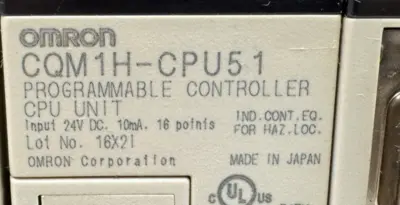USED OMRON CQM1H-CPU51