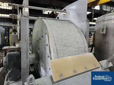 USED Komline Sanderson Komline-Sanderson Vacuum Drum Filter, S/S
