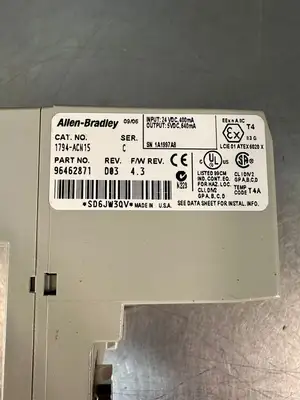 Allen-Bradley 1794-ACN15 /C Adapter Module REV. D03 F/W4.3 (6.4.2)