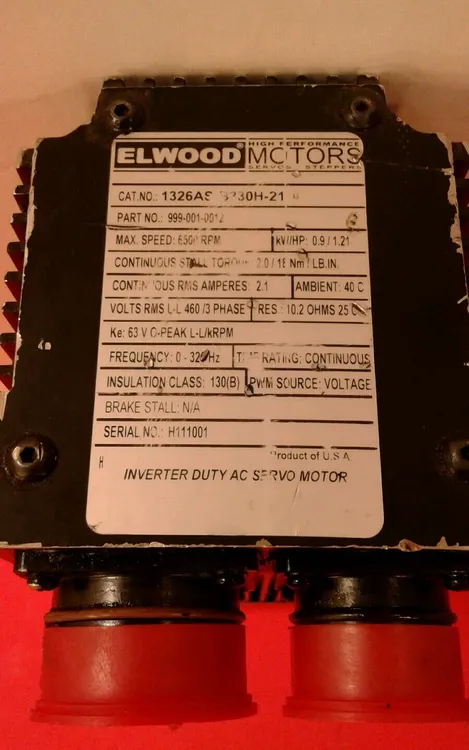 Used ELWOOD _UNKNOWN_ Servo Motors South Carolina US | Palmetto Automation #1164847