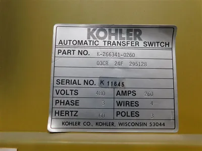USED KOHLER 620-7597