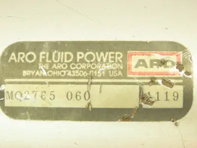ARO Economair MQ2765-060 Pneumatic Air Cylinder 4" Bore 6" Stroke Tang Pivot Mt