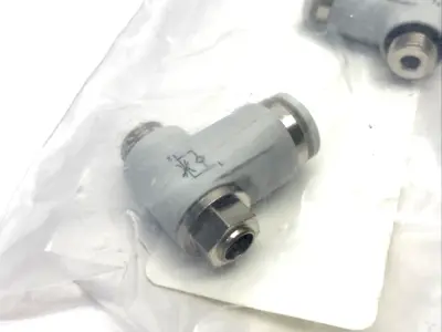 R980025644 | Bosch Rexroth  HP2/E Pneumatic Flow Control Fitting Kit, 8mm Tube 2-PK - New – Open box