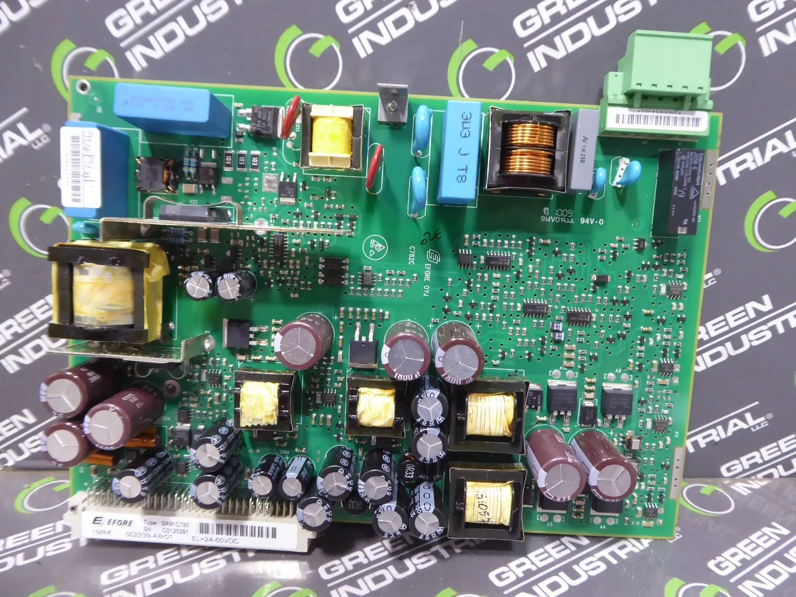 ABB / Efore 1MRK002239-ABr01 Bay Control System Power Supply Card SR91C780 Used