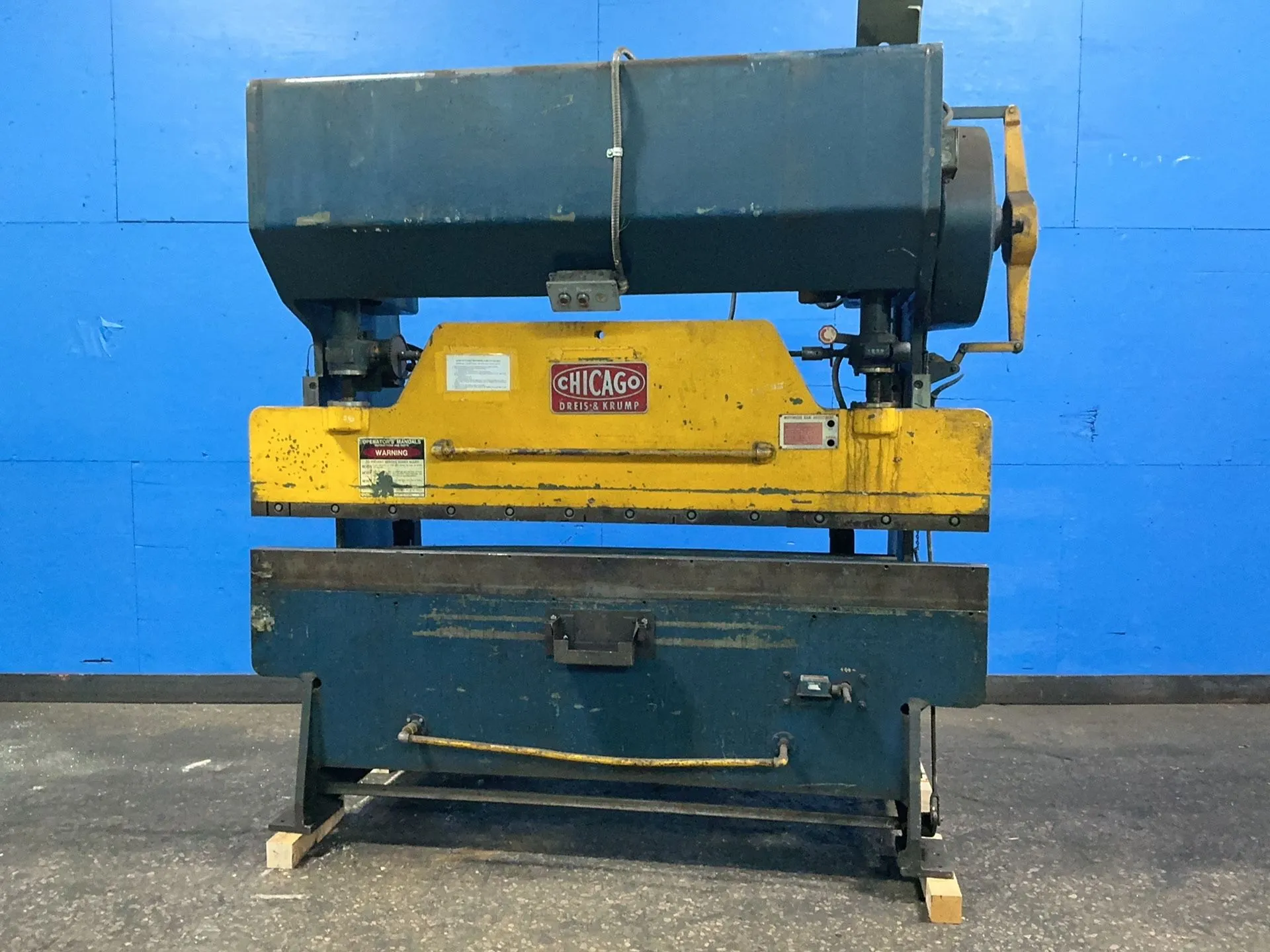 Used CHICAGO DREIS & KRUMP MFG. CO. 68 B Press Brakes Ohio US | HGR 24 #1406119