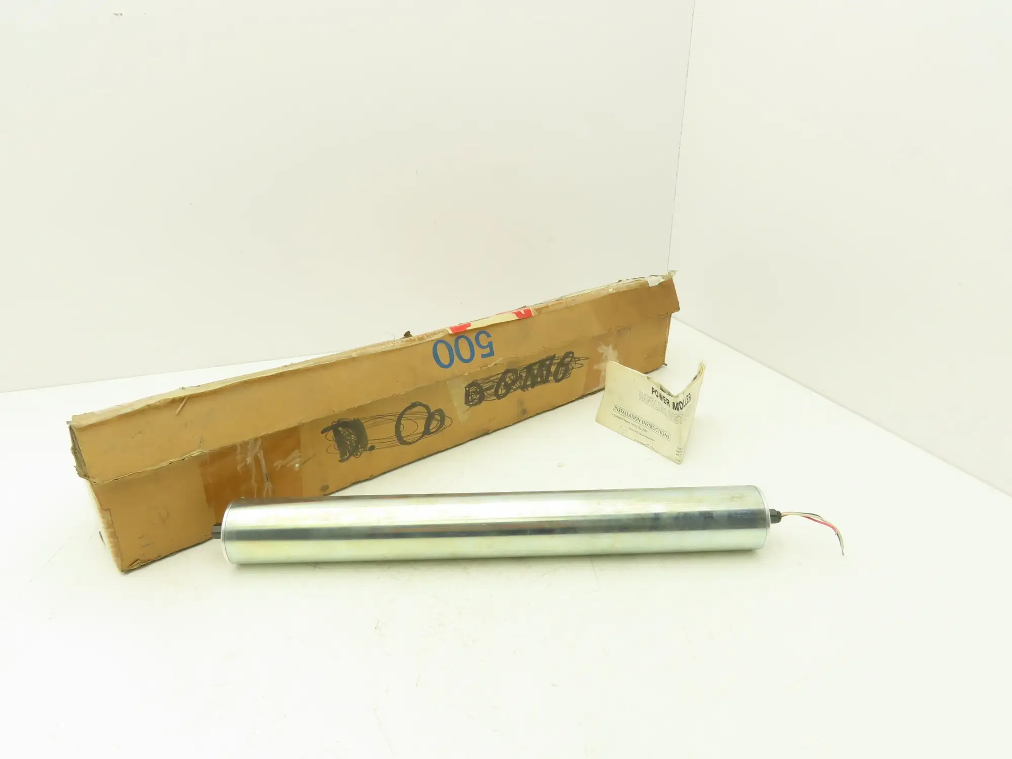 Itoh Power Moller Motorized Conveyor Roller 1.9" Dia 392mm 230VAC 3Ph 5m/min