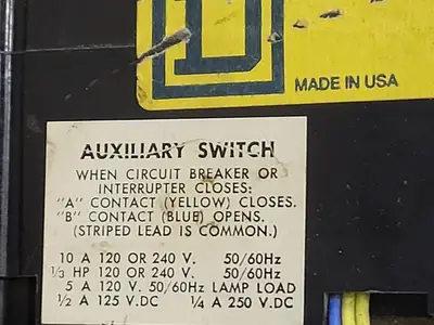 USED SQUARE D FHP360701352