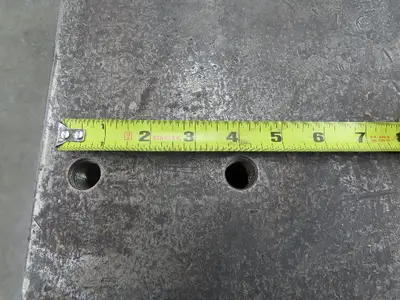 3" Top Steel Welding Layout Table 78x48" Fabrication Anti Splatter Work Bench