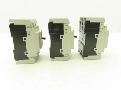 Fuji BW50RAGU3P015 3-Pole Auto Circuit Breaker 15A 500V 3Ph Molded Case Lot of 3
