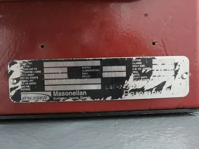 Masoneilan Paramax model 33-36424 Pneumatic Ball Valve, size 3"-150, 317ss
