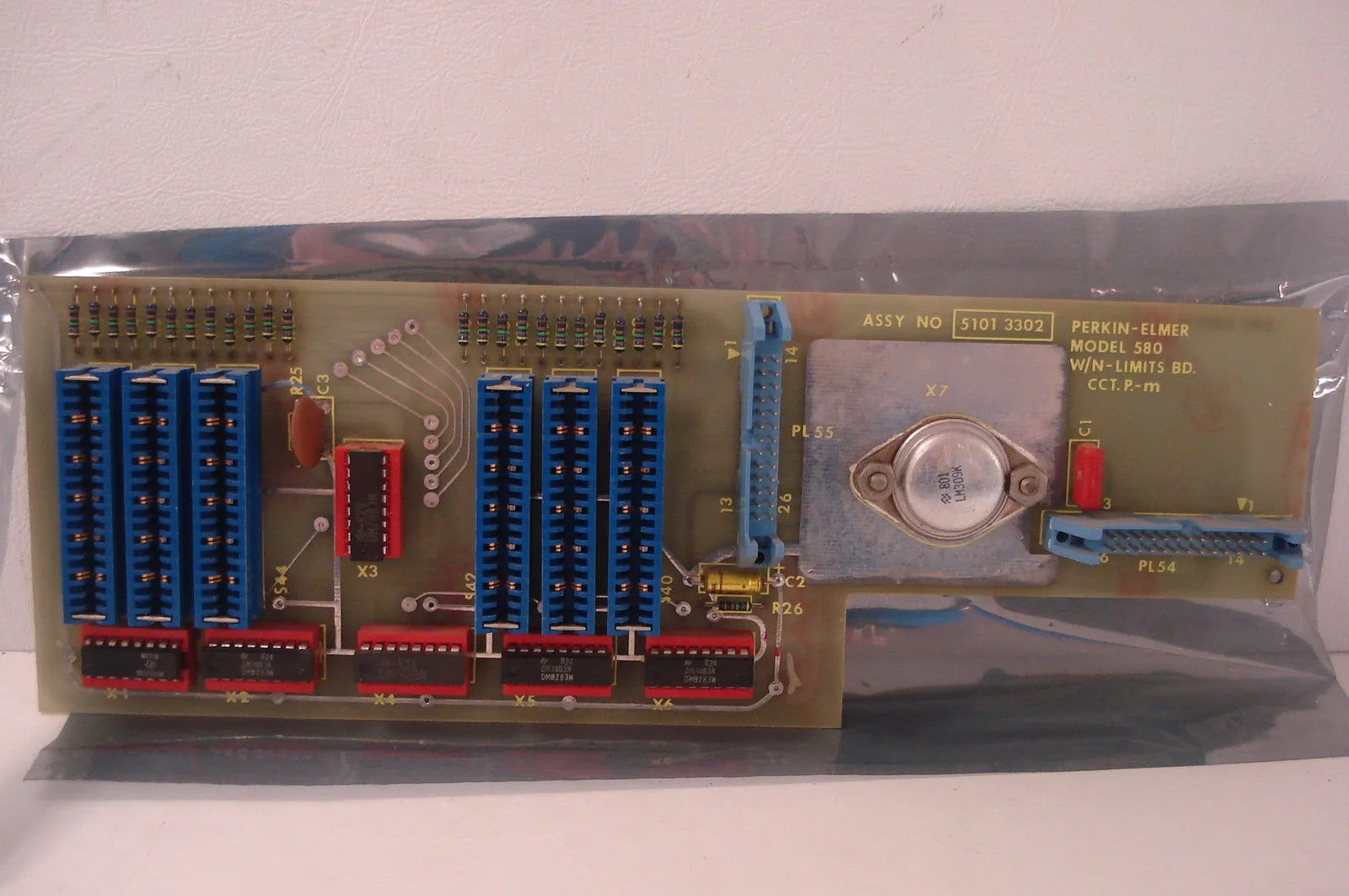 PERKIN ELMER 5101-3302 MODEL 580 W/N ENCORDER LIMITS BD