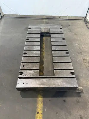 36" X 72" T-SLOTTED BOLSTER PLATE. STOCK #0132325