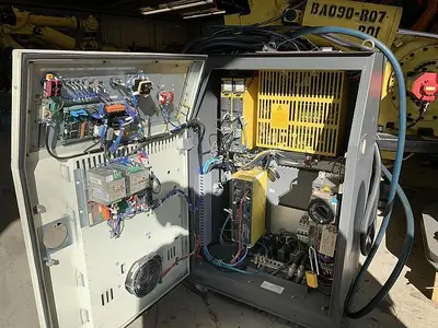 Used SEVERAL FANUC M900IA/400L 6 AXIS CNC ROBOT WITH R30IA CONTROLLER 400KG X 3625MM HIGH REACH Robots | Harbor Machinery Inc. #1283328