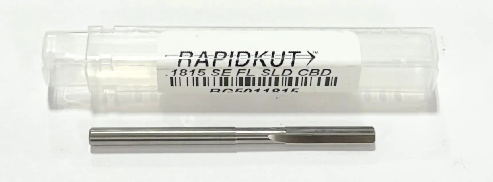 RapidKut .1815" Solid Carbide Chucking Reamer Straight Flute