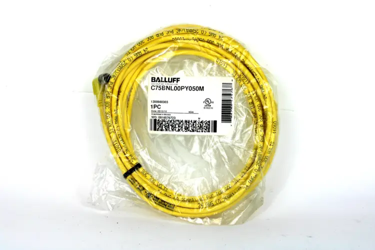 New | in-Stock BALLUFF C75BNL00PY050M Cable & Wire | Industrial Parts R Us Inc. #360506