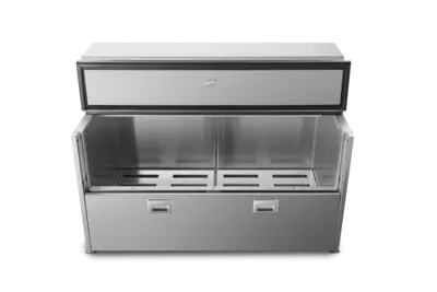 New | in-Stock Atosa New Atosa AMC-5801 58" Forced Air Milk Cooler-Single Access Bottle Coolers Illinois US | Falcon Restaurant Supply #1375585