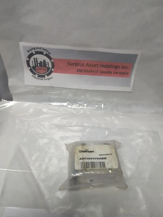 New | in-Stock DAMAN AD03D05VAABM Pump & Valve Parts Ohio US | Surplus Asset Holdings #1237902
