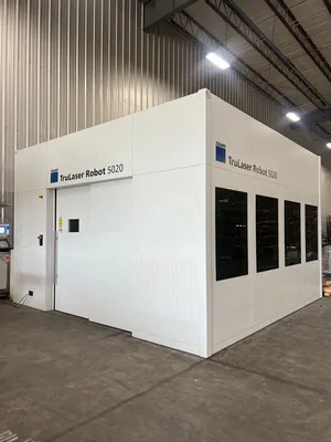 Used 2014 TRUMPF TruLaser Robot 5020 Robotic Welding Cells Illinois US | Bridgeline Machinery Corp. #1342826