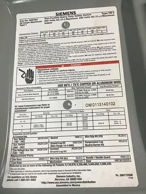 USED SIEMENS HNF361 VBII