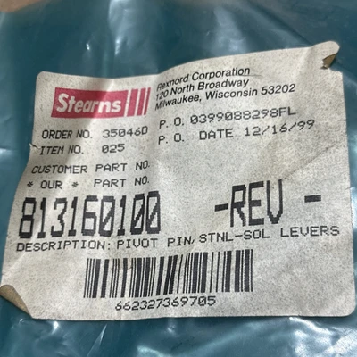 NEW Stearns 813160100