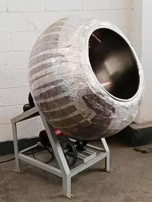 Stainless Steel 38" Diameter Coating Pan