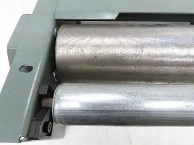 Hytrol 15" Belt-Over Conveyor Incline to Horizontal Nose-Over Transition 41" Leg