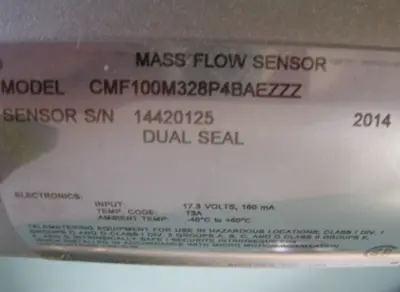 NEW Micro Motion CMF100 M328P4BAEZZZ