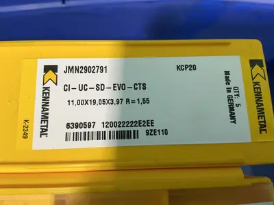 Used KENNAMETAL JMN2902791 / KCP20 Tooling & Accessories (Other) Ohio US | HGR 24 #1487031