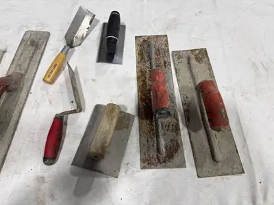 Concrete Finishing Tool Lot