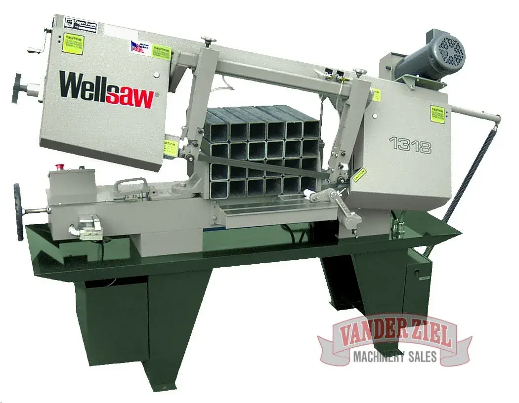 New | in-Stock WELLSAW 1318 Horizontal Band Saws Michigan US | Vander Ziel Machinery Sales #480358