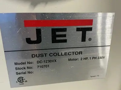 Used JET DC1200VX Dust Collectors Ohio US | HGR 24 #1404797