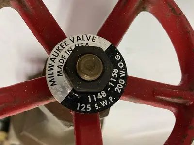 USED MILWAUKEE VALVE 1148-1158