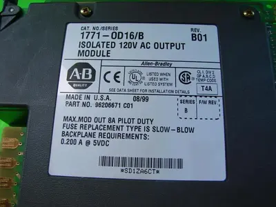 USED ALLEN BRADLEY 1771-OD16 SER B