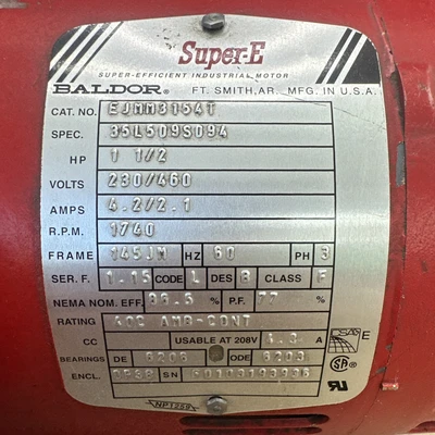 USED Baldor EJMM3154T