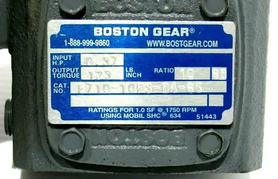 NEW BOSTON GEAR F710-10PS-B4-G6 GEAR REDUCER F71010PSB4G6